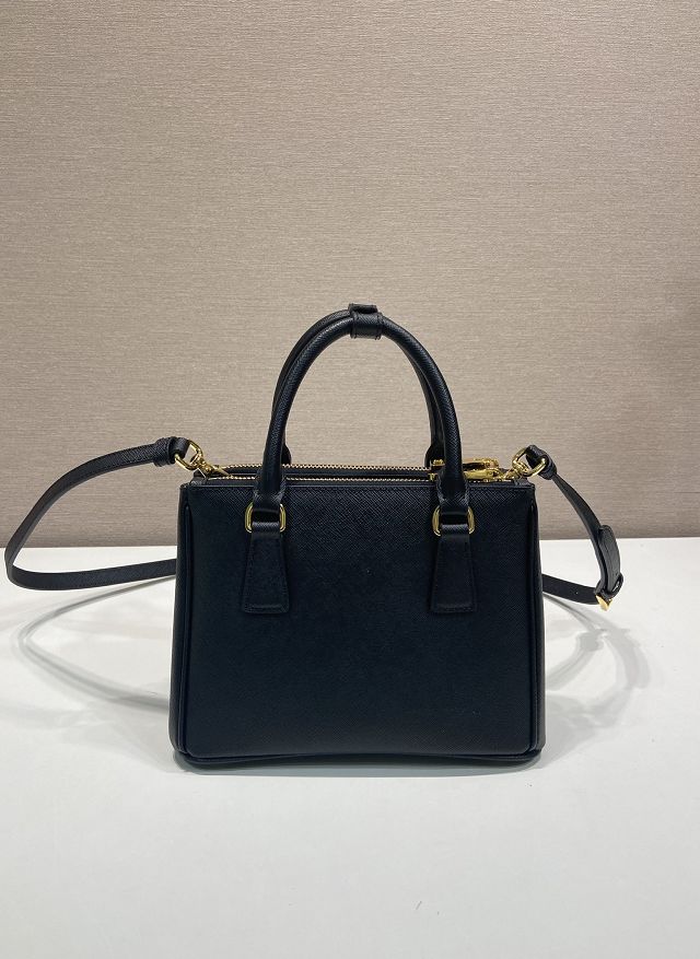 Prada original saffiano calfskin galleria mini bag 1BA906 black