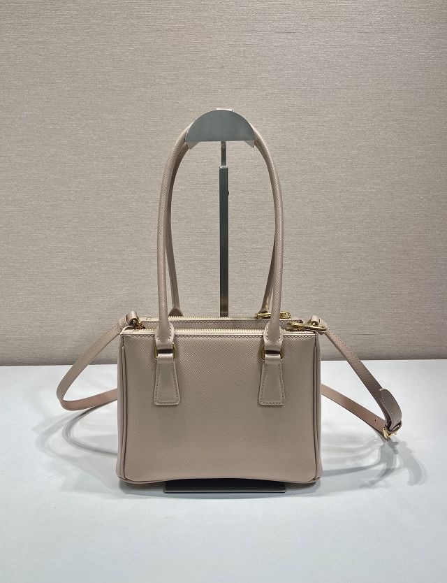 Prada original saffiano calfskin galleria mini bag 1BA906A beige