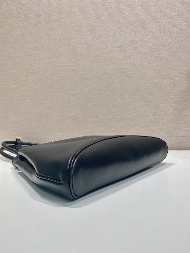 Prada original calfskin top handle bag 1BG567A black