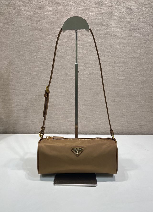 Prada original nylon pouch 1NE058 brown
