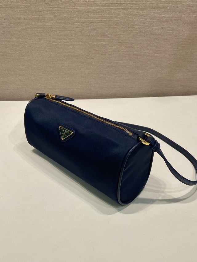 Prada original nylon pouch 1NE058 dark blue