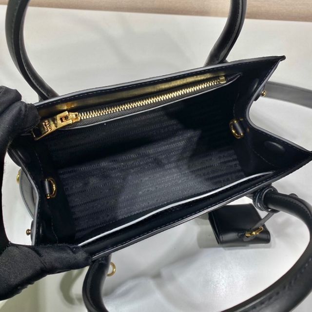 Prada original saffiano calfskin galleria medium bag 1BA156 black