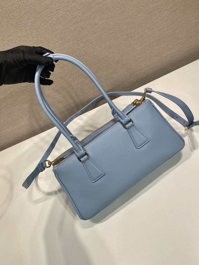 Prada original soft calfskin galleria medium bag 1BA457 blue