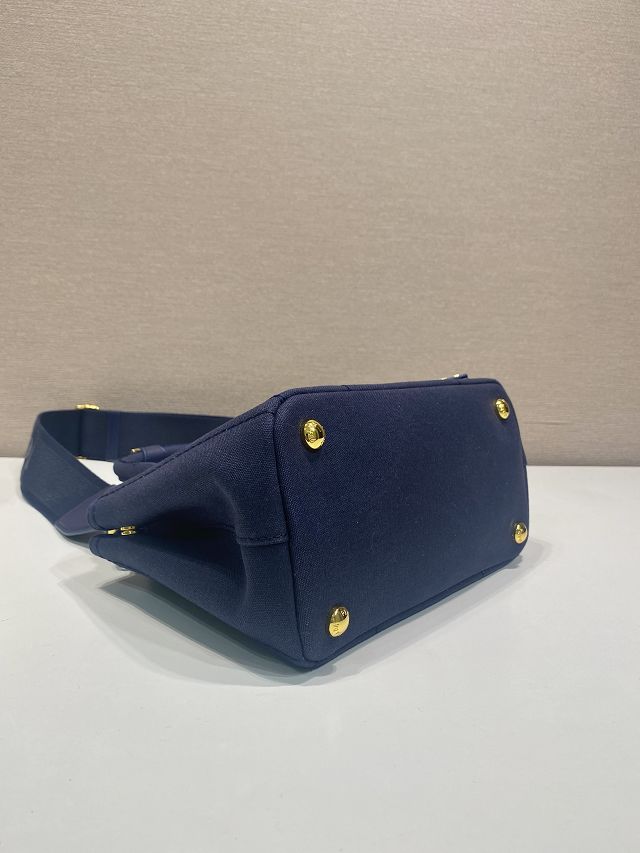 Prada original canvas jardiniere mini handbag 1BA038 blue