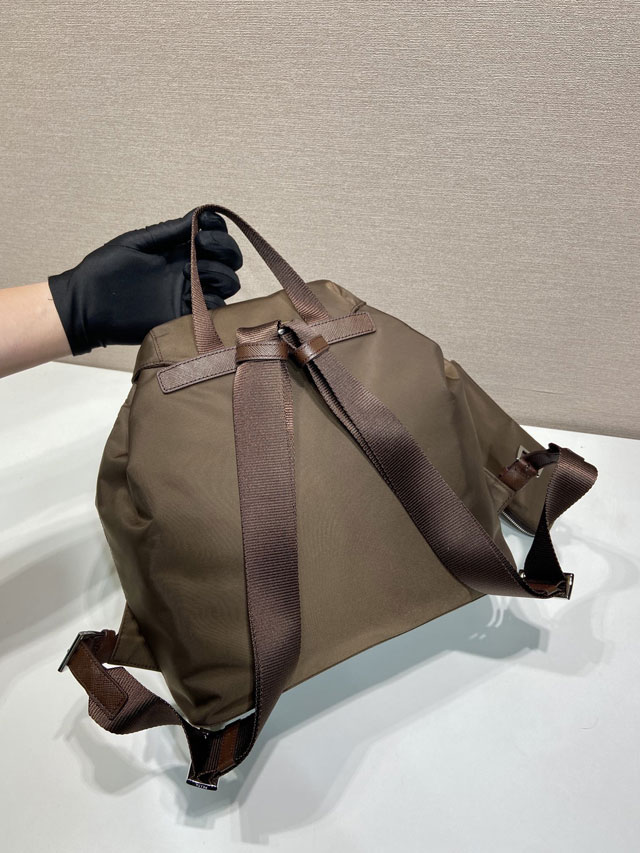 Prada original nylon medium backpack 1BZ811 sienna