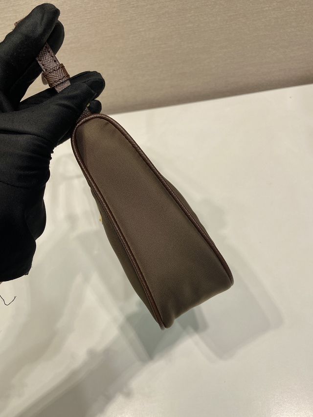 Prada original nylon re-edition 2005 mini bag 1N204M sienna