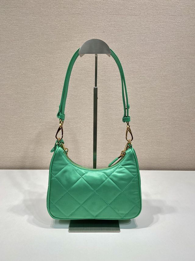 Prada original nylon re-edition mini bag 1BC204 green