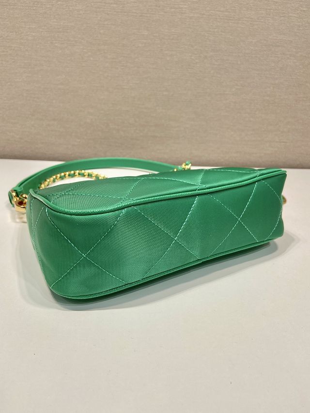 Prada original nylon re-edition mini bag 1BC204 green