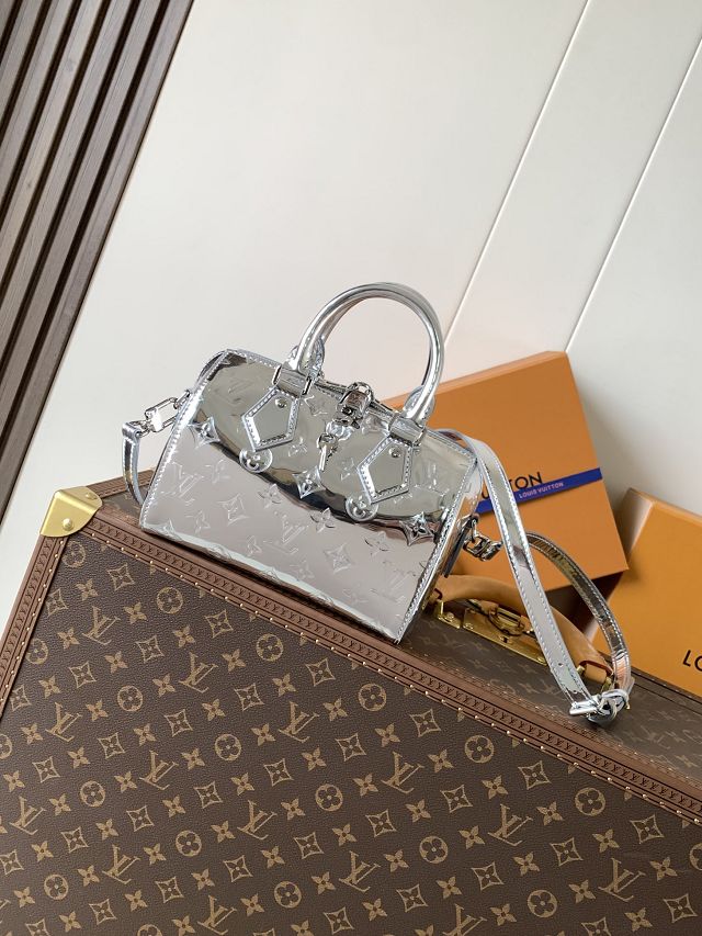 Louis vuitton original miroir canvas speedy 20 M11987 silver