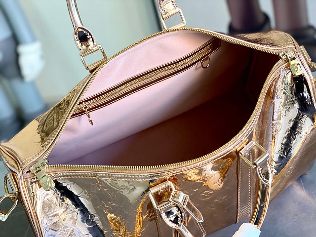 Louis vuitton original miroir canvas keepall 45 M26463 gold