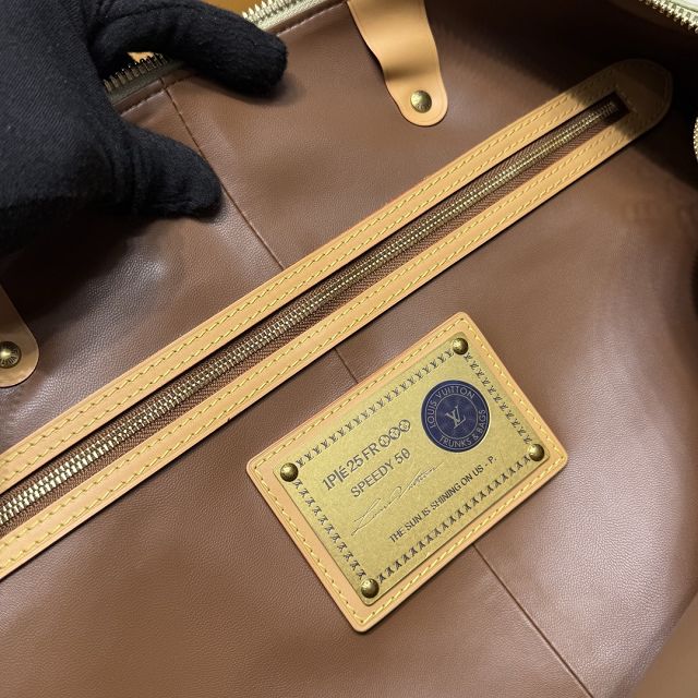 Louis vuitton original soft calfskin speedy P9 50 M13927 green