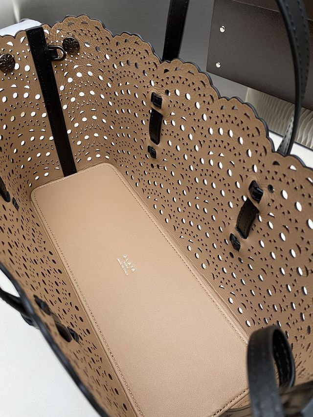 Alaia original vienne wave calfskin mina 28 bag AL0002 black