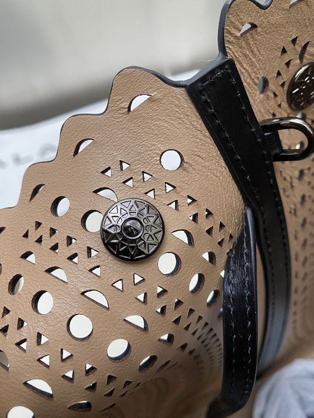 Alaia original vienne wave calfskin mina 32 bag AL0007 black