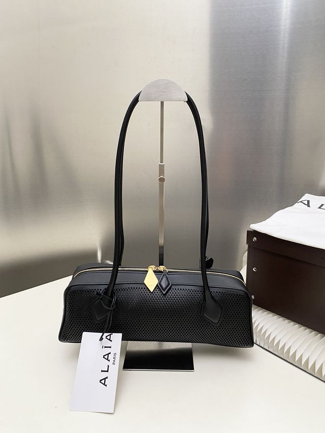 Alaia original lambskin le teckel medium bag AL0024 black