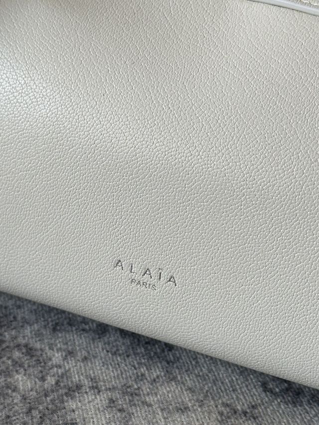 Alaia original lambskin le teckel medium bag AL0024 ivory