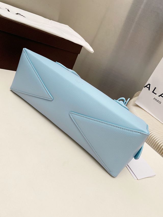 Alaia original lambskin le teckel medium bag AL0024 light blue