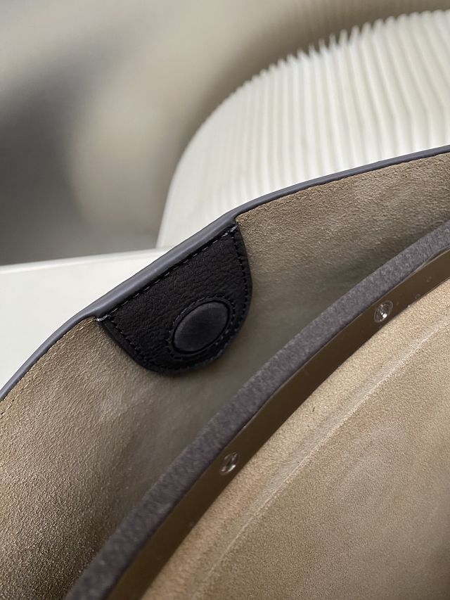 Alaia original nubuck calfskin le click small square bag AL0017 grey