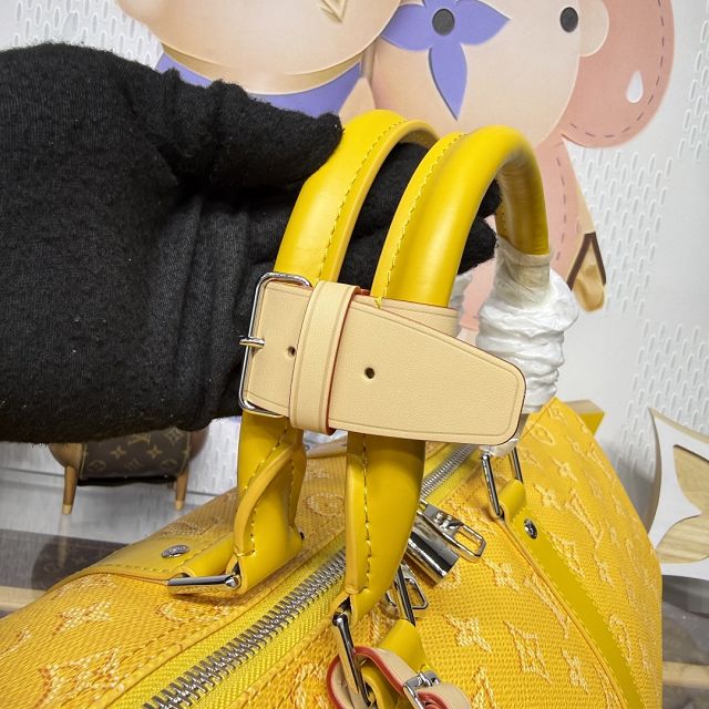 Louis vuitton monogram canvas keepall 45 M26867 yellow