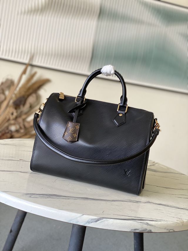 Louis vuitton original epi leather soft speedy 30 M25671 black