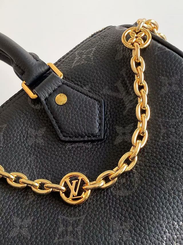 Louis vuitton original calfskin speedy 25 M26486 black