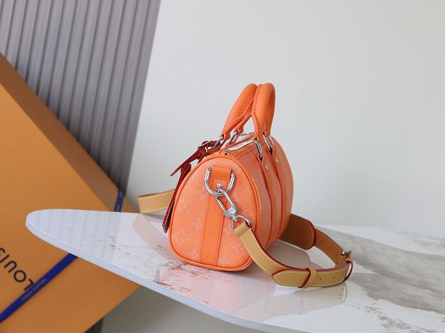 Louis vuitton original monogram canvas keepall 25 M26818 orange