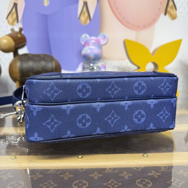 Louis vuitton original monogram canvas nil city bag M26823 blue