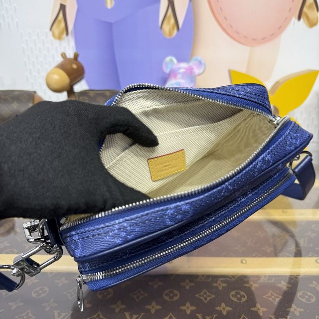 Louis vuitton original monogram canvas nil city bag M26823 blue