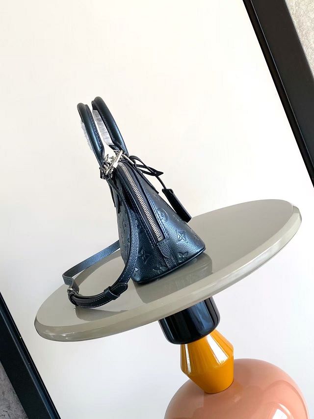 Louis vuitton original calfskin alma BB handbag M26686 shimmery ink