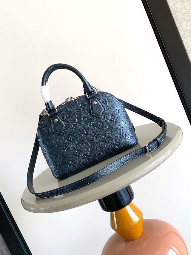 Louis vuitton original calfskin alma BB handbag M26686 shimmery ink