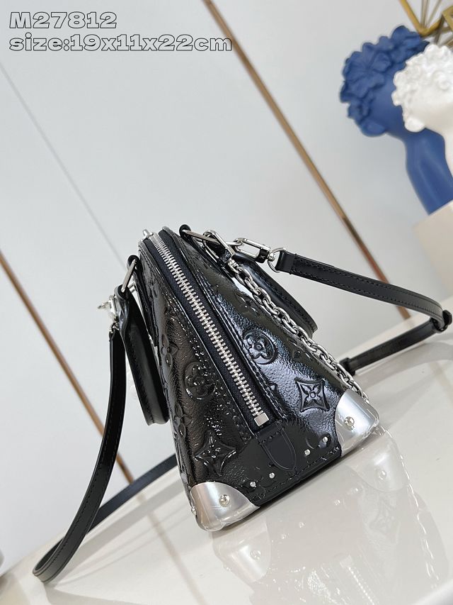 Louis vuitton original calfskin alma trunk BB M27812 black