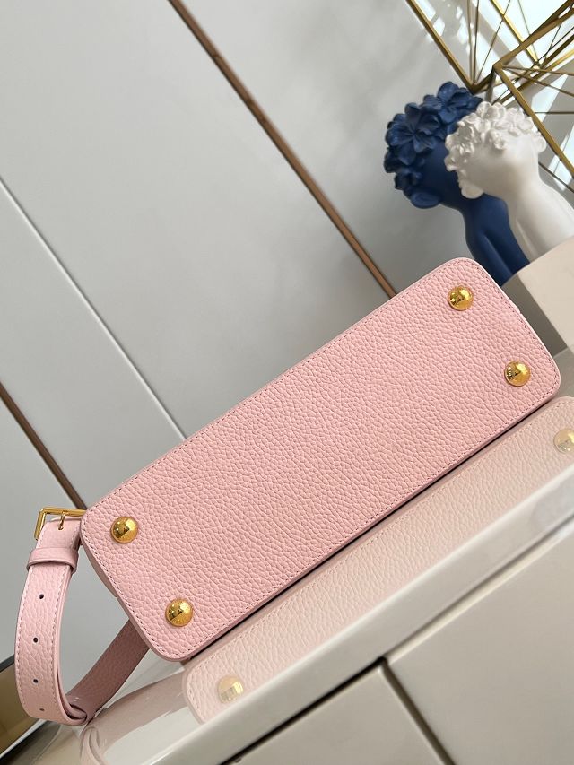 Louis vuitton original calfskin capucines MM handbag M27035 pink