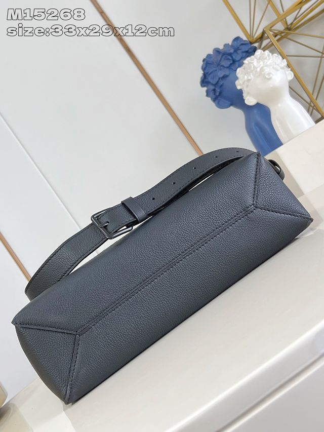 Louis vuitton original calfskin speed messenger bag M15268 black