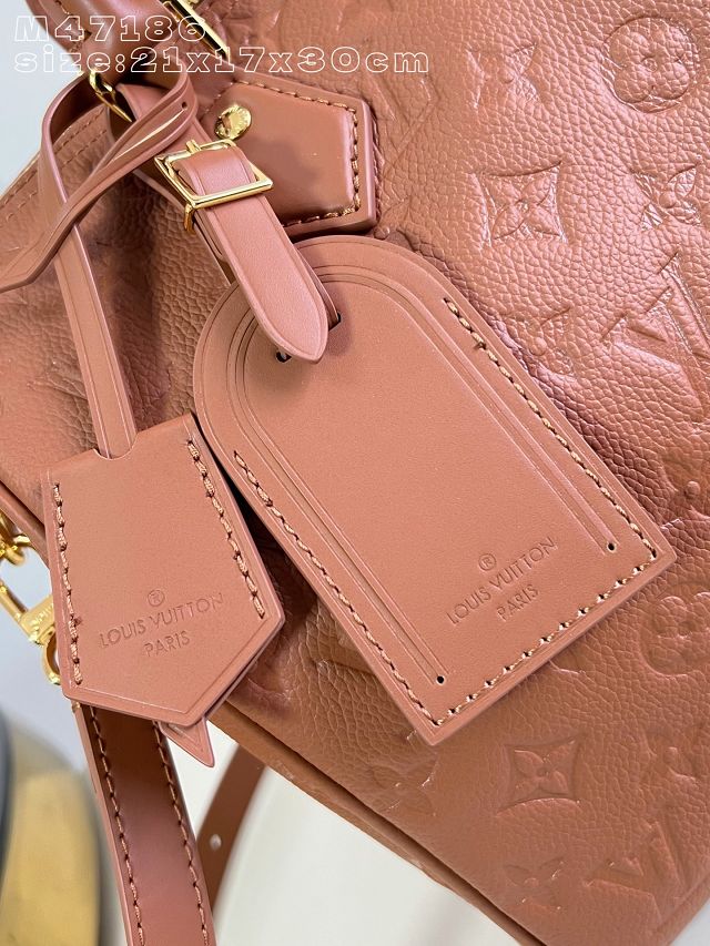 Louis vuitton original calfskin speedy soft 30 handbag M28662 tan