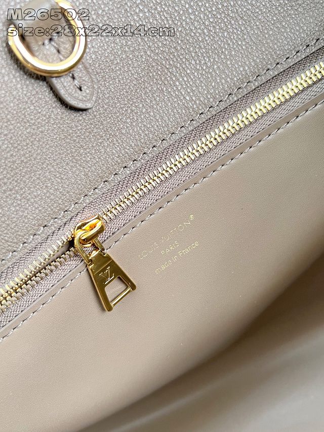 Louis vuitton original calfskin vendome pm handbag M27040 taupe