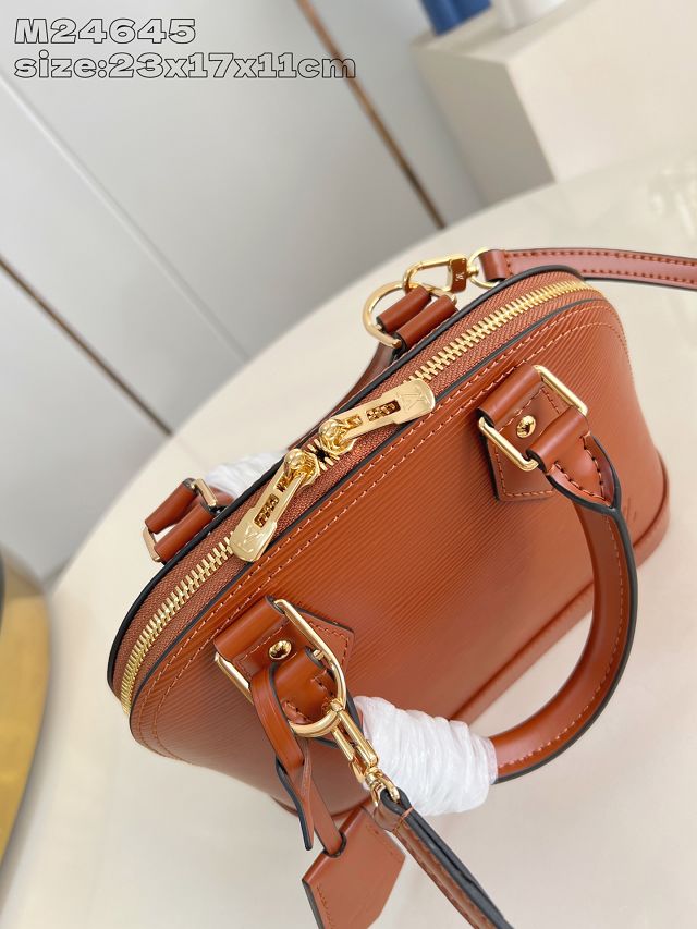 Louis vuitton original epi leather alma BB M24645 caramel