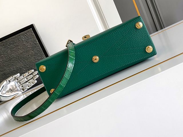 Louis vuitton original calfskin rose des vents pm handbag m86012 green