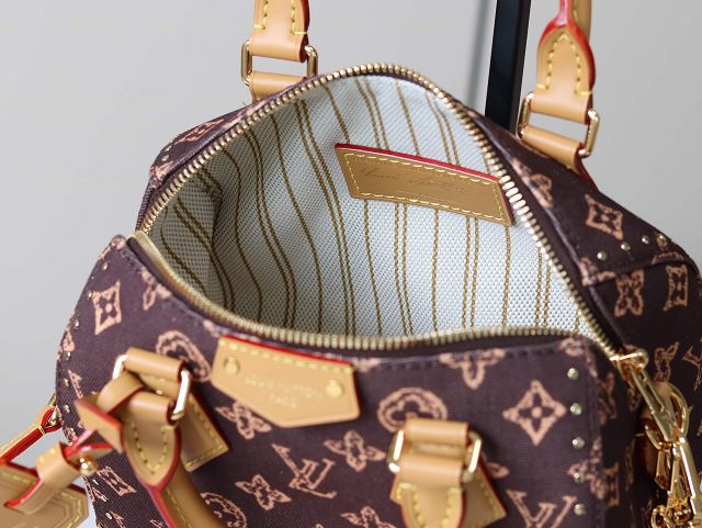 Louis vuitton original monogram canvas speedy trunk 20 M28102 brown