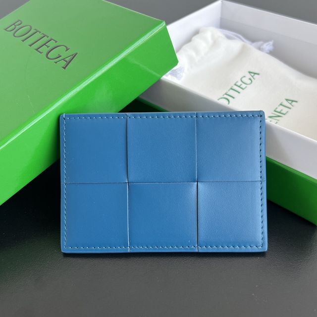 BV original calfskin card holder 649597