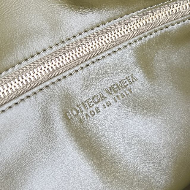 BV original suede calfskin large hop bag 803976 olive 