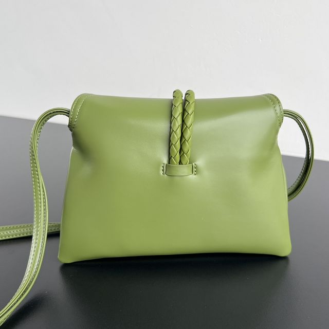 BV original calfskin baby liberta bag 826147 matcha