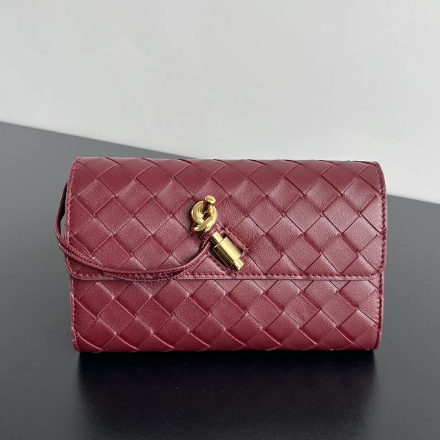 BV original calfskin andiamo clutch 741504  