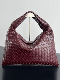 BV original calfskin medium hop bag 796262 barolo