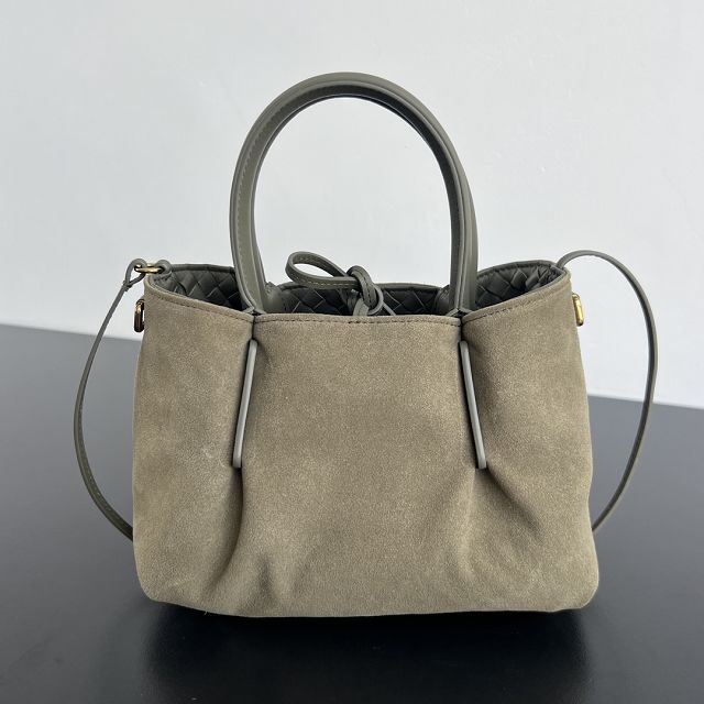 BV original calfskin small pinacoteca tote bag 819004 cypress