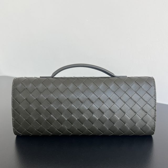 BV original lambskin andiamo long clutch 741511 khaki