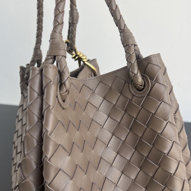 BV original lambskin large parachute shoulder bag 796571 pinecone