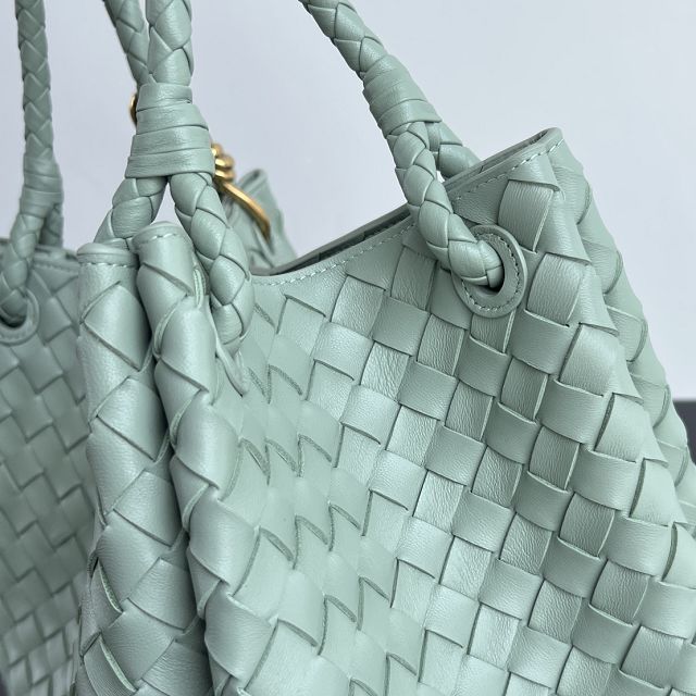 BV original lambskin large parachute shoulder bag 796571 sage