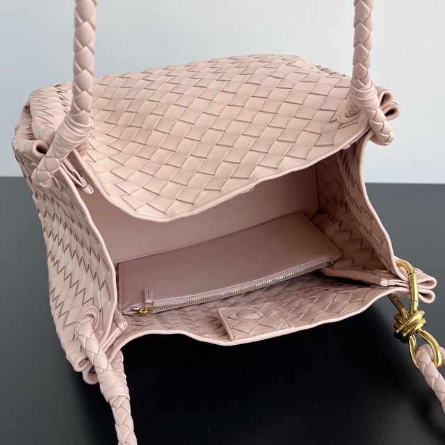 BV original lambskin large parachute shoulder bag 796571 cameo