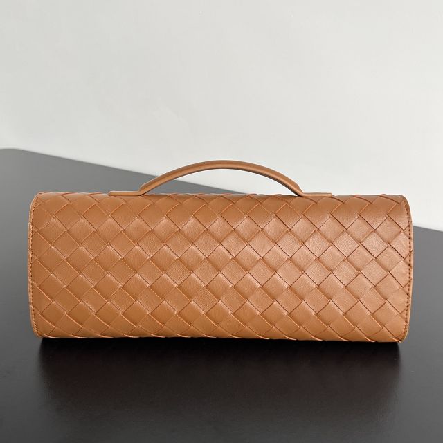 BV original lambskin andiamo long clutch 741511 brown