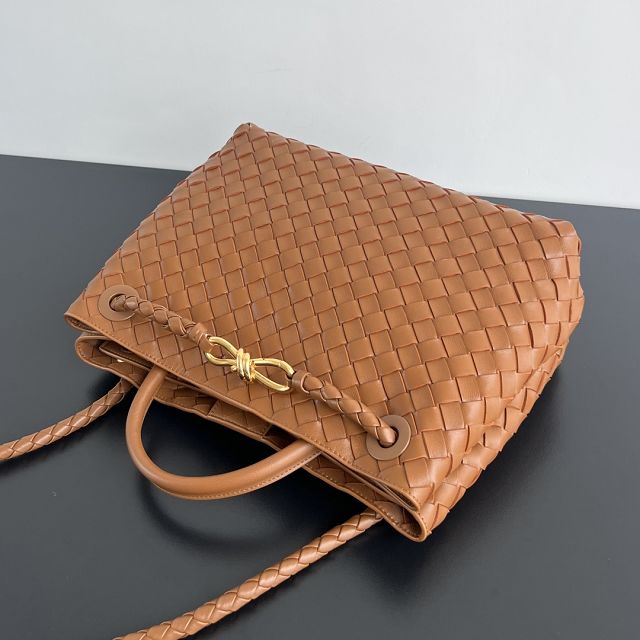 BV original lambskin small andiamo 743568 chestnut