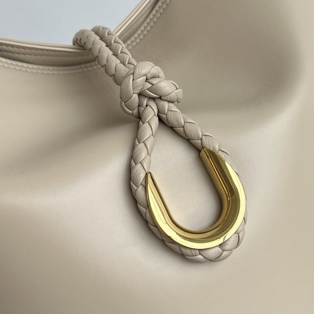 BV original calfskin large liberta bucket bag 806038 ecru